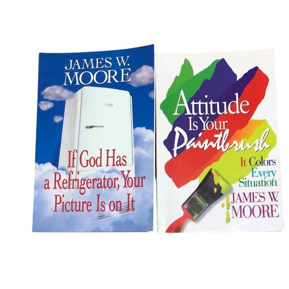 James W. Moore Books Lot of 8 Christian Inspirational Study Paperbacks Self Help - Picture 2 of 16